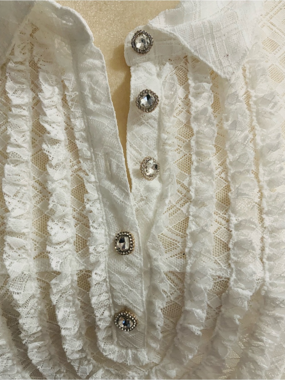 ANTHROPOLOGIE MAEVE PUFF SLEEVE CROPPED SWING TOP XL NWT - Picture 6 of 11